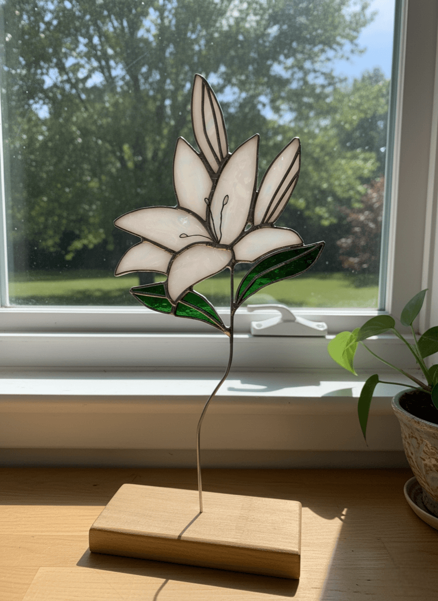 Лилия на подставке